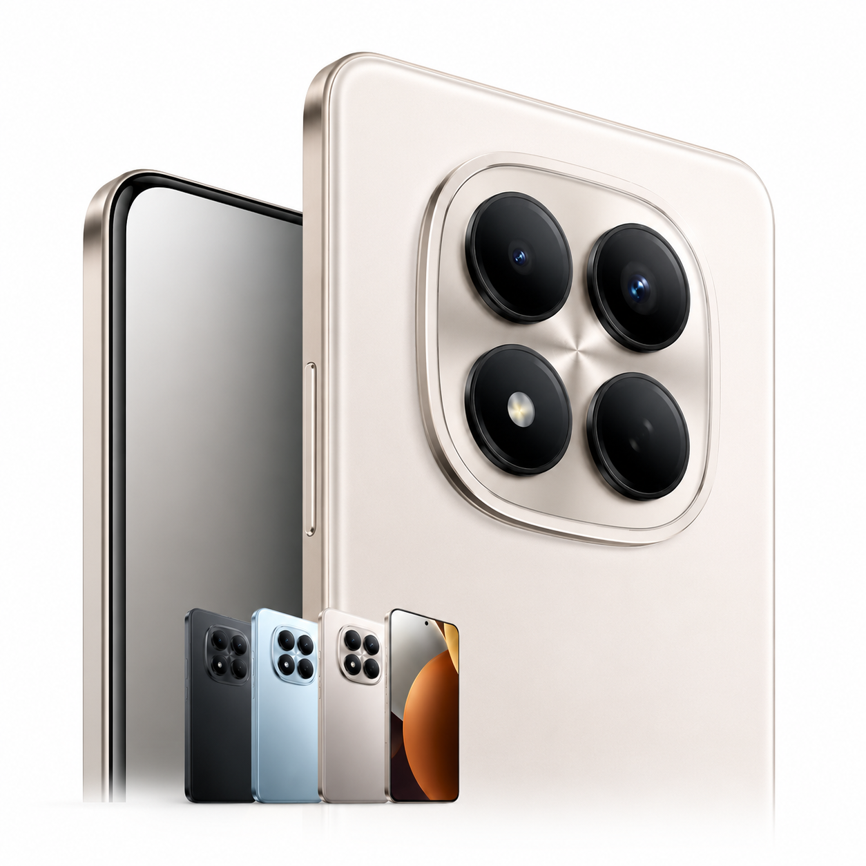 REDMI Note 15 Pro+ 5G  512+12 Go | Caméra 200 MP OIS | Écran AMOLED 1.5K 120 Hz | Batterie 6580 mAh | Livraison Gabon | Kadmarket